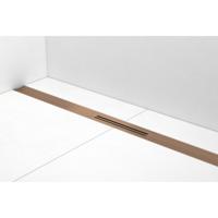 Douchegoot Easy Drain R-Line Clean 90cm Brushed Red Gold Douchegoot Easy Drain R-Line Clean 90cm Brushed Red Gold