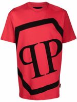 Philipp Plein t-shirt oversize à logo imprimé - Rouge