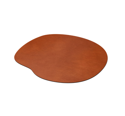 Bruine lederen textuur placemat