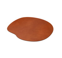 Bruine lederen textuur placemat