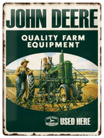 Wandbord John Deere Farm Equipment