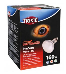 TRIXIE REPTILAND PROSUN MIXED D3 UV-B LAMP ZELFSTARTEND 160 WATT 11,5X11,5X28,5 CM