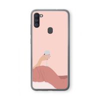 Wine: Samsung Galaxy A11 Transparant Hoesje