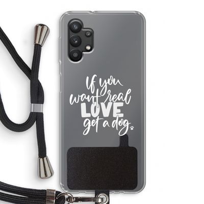 Partner in crime: Samsung Galaxy A32 5G Transparant Hoesje met koord
