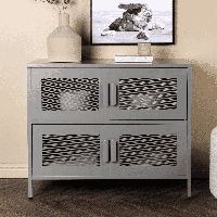 Nohr Dressoir 'Raeanne' 90cm, kleur Lichtgrijs
