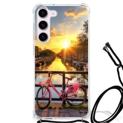 Samsung Galaxy S23 Telefoonhoesje met valbescherming Amsterdamse Grachten Samsung Galaxy S23 Telefoonhoesje met valbescherming Amsterdamse Grachten