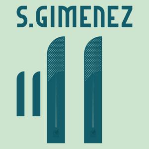 S. Gimenez 11 (Officiële Mexico Away Bedrukking 2024-2025)