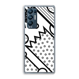 Pop Art #4: Oppo Find X3 Neo Transparant Hoesje