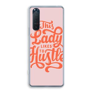Hustle Lady: Sony Xperia 5 II Transparant Hoesje