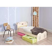 Kinderbed HelloHome BearHug - beige - 59x77x143 cm