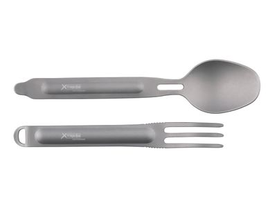 Xtreme Outdoor X-treme Outdoor 2 delige Titanium Bestekset Xtreme Outdoor X-treme Outdoor 2 delige Titanium Bestekset