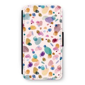 Terrazzo Memphis Pink: iPhone 11 Pro Flip Hoesje