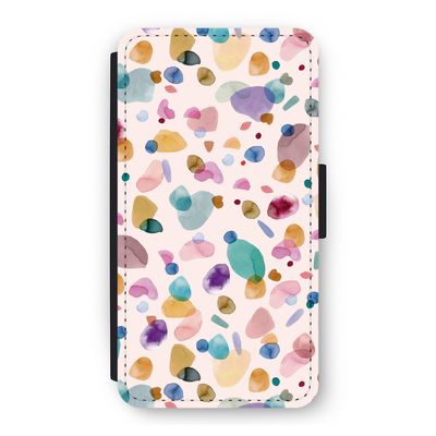 Terrazzo Memphis Pink: iPhone 11 Pro Flip Hoesje