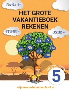 Het grote vakantieboek rekenen - Van groep 4 naar groep 5 (Paperback)