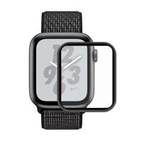 ENKAY Hat-Prins 3D volledig scherm galvaniseren PET gebogen warmte buigen HD Screen Protector voor Apple Watch serie 4 44mm (zwart)