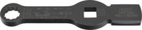 HAZET Ring-slagsleutel · met 2 slagvakken 2872SZ-24 · 3/4 inch (20 mm) vierkant hol · Buitentwaalfkant profiel · SW 24 mm
