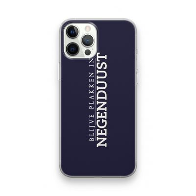 Blijve plakken in Negenduust: iPhone 12 Pro Transparant Hoesje