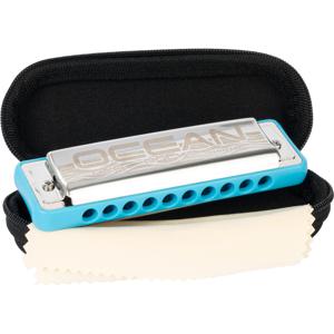 Cascha HH 2322 Ocean Rock Blues Harmonica in E blauw