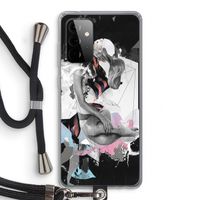 Camouflage de sommeil: Samsung Galaxy A72 5G Transparant Hoesje met koord