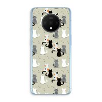 Katten: OnePlus 7T Transparant Hoesje