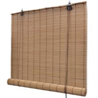 VidaXL Rolgordijn 120x220 cm bamboe bruin