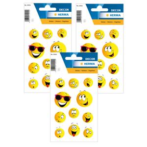 Smile / Emoticon hobby stickers - 99x stuks - kinderstickers - stickervellen