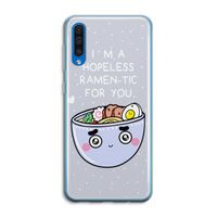 I'm A Hopeless Ramen-Tic For You: Samsung Galaxy A50 Transparant Hoesje