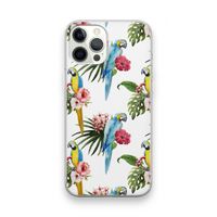 Kleurrijke papegaaien: iPhone 12 Pro Max Transparant Hoesje