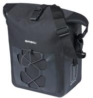 BASIL Fietstas navigator waterproof m 12-15 liter 25 x 14 x 34 cm - zwart