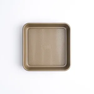 Cuisipro bakvorm vierkant - met keramische anti-aanbaklaag - 24 x 24 x 5 cm