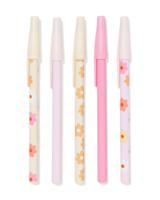 HEMA Pennenset Bloemen - 5 Stuks