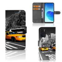 OPPO Reno6 5G | Flip Cover | New York Taxi | Portemonnee hoesje
