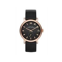 Horlogeband Marc by Marc Jacobs MBM8633 Leder Zwart 18mm