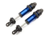 Shocks, GT-Maxx®, aluminum (blue-anodized) (fully assembled w/o springs) (2) (TRX-8961)