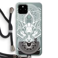 Oh Deer: Pixel 5 Transparant Hoesje met koord