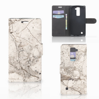 LG K10 2015 Bookcase Marmer Beige - thumbnail