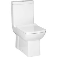 BWS Toiletpot Staand Lara | Diepspoel| Duo Aansluiting | Wit - thumbnail