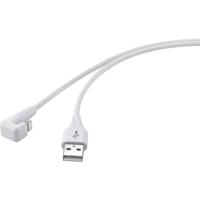 Renkforce USB-kabel USB 2.0 USB-A stekker, Apple Lightning stekker 1.00 m Wit RF-4598340 - thumbnail