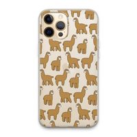 Alpacas: iPhone 13 Pro Max Transparant Hoesje