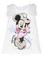 Monnalisa x Disney robe à imprimé Minnie Mouse - Blanc - thumbnail