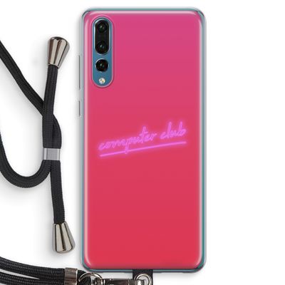 Vice Glow: Huawei P20 Pro Transparant Hoesje met koord