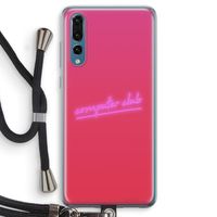 Vice Glow: Huawei P20 Pro Transparant Hoesje met koord
