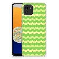 Samsung Galaxy A03 | TPU bumper | Waves Green
