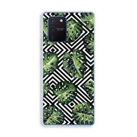 Geometrische jungle: Samsung Galaxy Note 10 Lite Transparant Hoesje