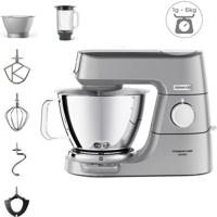 Kenwood KVC85.124SI - Chef Baker multifunctionele banketbakkersrobot - 2 kommen 5L en 3,5L - 1200W - Geïntegreerde weegschaal 6kg - Zilver