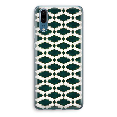 Moroccan tiles: Huawei P20 Transparant Hoesje