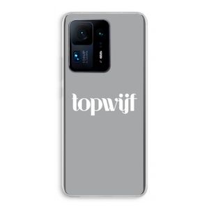 Topwijf Grijs Wit: Xiaomi Mi Mix 4 Transparant Hoesje