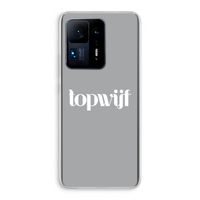 Topwijf Grijs Wit: Xiaomi Mi Mix 4 Transparant Hoesje