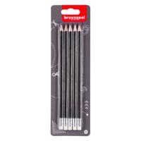 Bruynzeel grafietpotlodenset, 5 hb potloden met gum