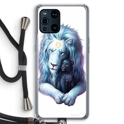 Child Of Light: Oppo Find X3 Pro Transparant Hoesje met koord